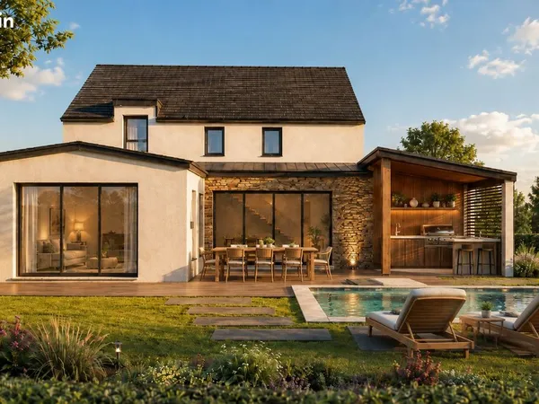 Projet de construction d'une maison 156 m² avec terrain à SAINT-BRIAC-SUR-MER (35)