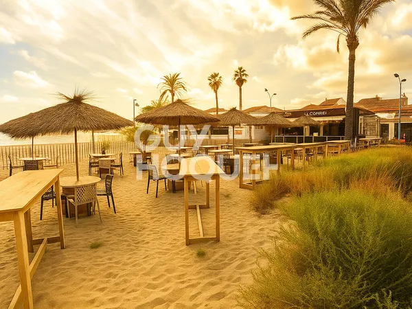 RESTAURANT FRONT DE MER TERRRASE SUR LA PLAGE UNIQUE