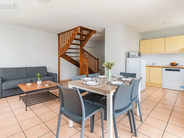 Appartement T3 meublé 65 m² avec terrasse - Parking dans une résidence avec services