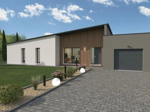 Terrain + maison 117 m²