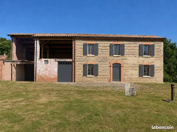 Grand corps de ferme à rénover (lauragaise)
