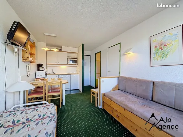 Studio 1 pièce 21 m²