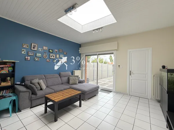MAISON FAMILIALE DE 116 M2 AVEC 3 CH + JARDIN + PARKING