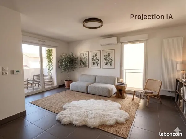 Appartement 3 pièces 59 m²