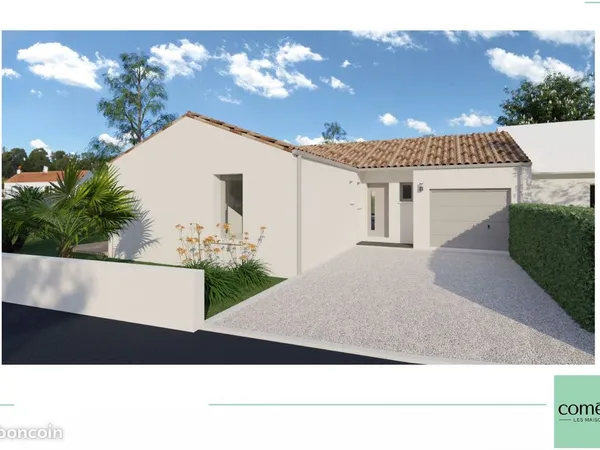 Projet de construction d'une maison 110 m² + garage sur terrain 616m² aux Sables d'Olonne (85)