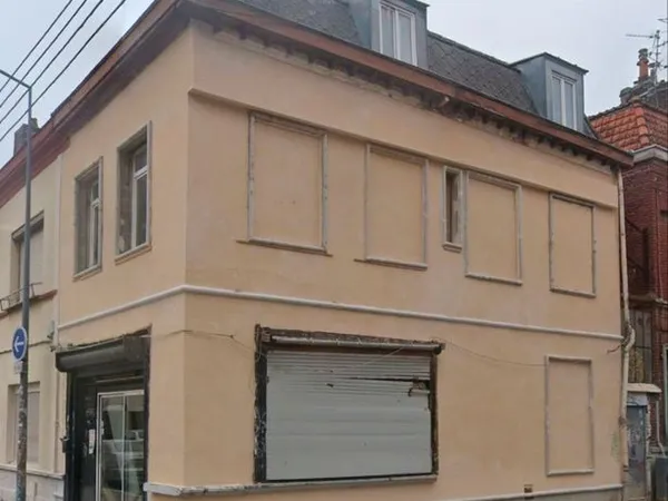🔥 LILLE MOULINS - IMMEUBLE 180 m² - 5 LOTS - 4 LOGEMENTS + COMMERCE - INVESTISSEUR