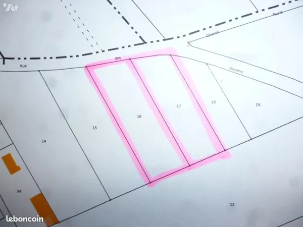 Terrain 2980 m² RIBEMONT