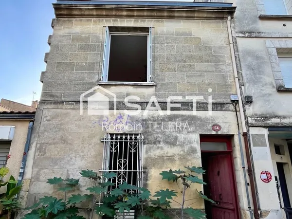 Nansouty - Saint-Michel : Maison de 130 m² à rénover intégralement, avec grand jardin de 90 m²