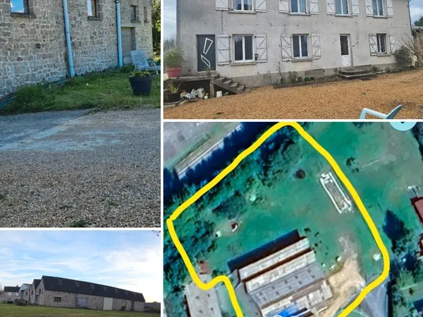 🏡 À VENDRE - MAISON AVEC HANGAR EN PIERRE DE 720 m² ET TERRAIN DE 3 200 m²