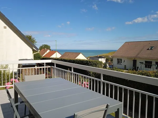 Maison de vacances à 10 km de Dieppe avec vue sur la mer