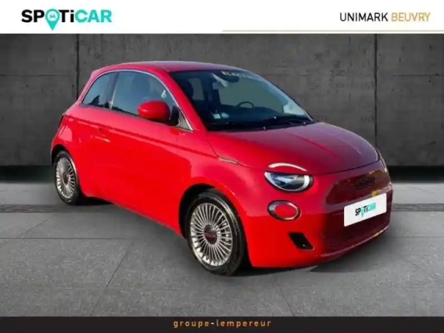 Fiat 500 e 95ch (red) — photo 1