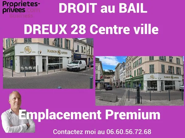 28100 DREUX - Cession de bail Boulangerie Pâtisserie 70 m2