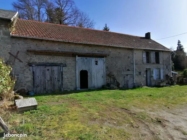 🏡 charmante fermette à rénover avec grange attenante, four à pain et verger - terrain de 1 663 m²