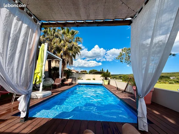 🏡 Villa contemporaine avec piscine et vue dégagée - Villeveyrac