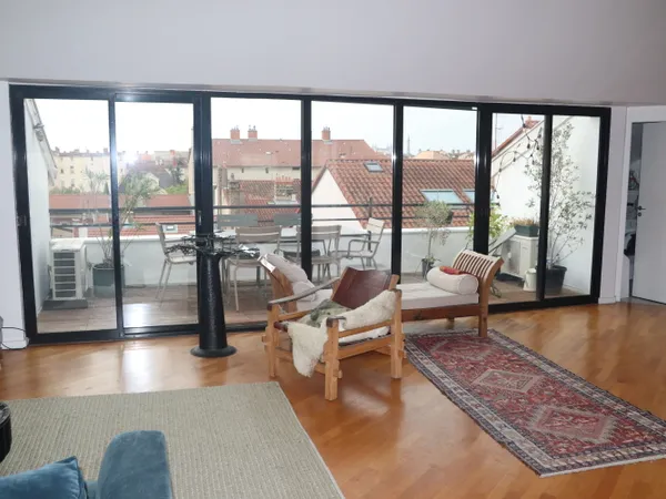 Loue appartement triplex avec terrasse et vue - 3ch - Croix-Rousse