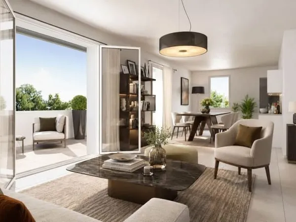 Appartement T4 81m² + double terrasse et parking sous sol