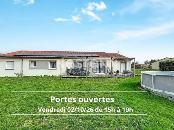Maison familiale, récente et de plain-pied - 6 chambres et grand terrain !