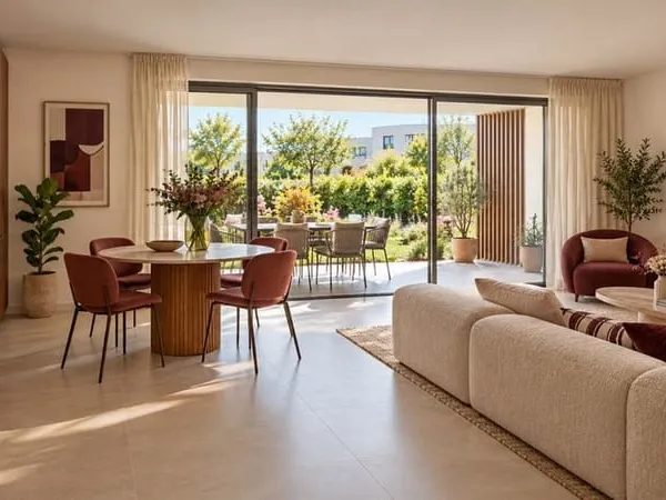 EYSINES  T3 DE 64 M² AVEC JARDIN PRIVATIF + 14 M² DE LOGGIA + PARKING