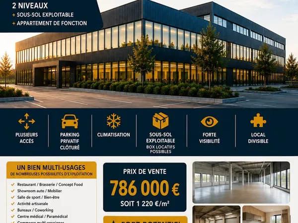 Vente Boutique/Local commercial 644 m²