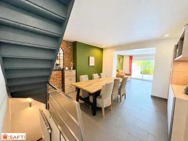 Jolie maison rénovée  Aulnoy-lez-Valenciennes avec jardin / 3 chambres