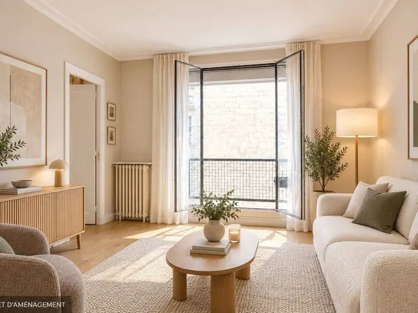 Appartement 2 pièces 39 m²