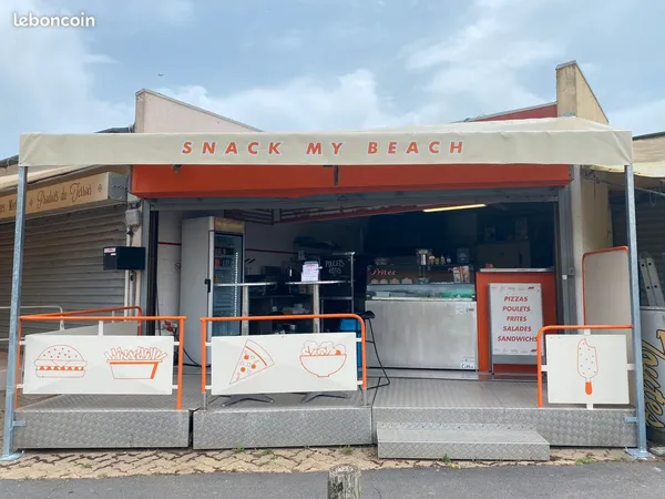 Fonds de commerce snack my beach - cap d'agde / plage de la roquille