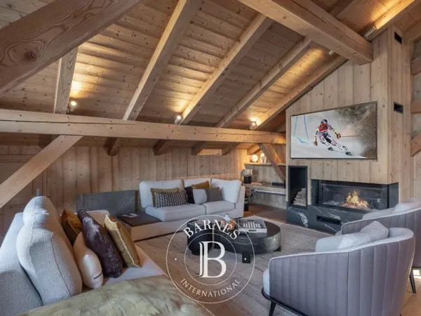 MEGEVE - Demi-ferme de prestige avec 5 chambres en-suite - Un écrin d'élégance