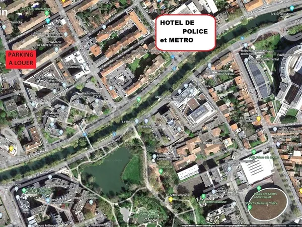 PARKING Toulouse MINIMES Métro CANAL du MIDI face LYCEE AIRBUS