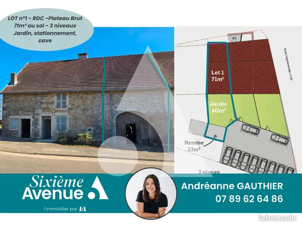 Ferme 3 pièces 71 m²