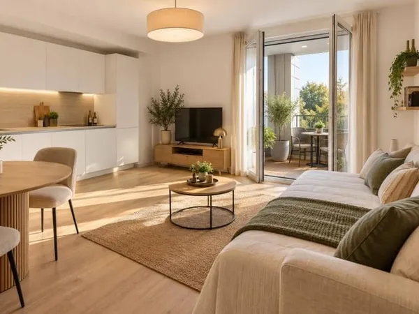 Studio 1 pièce 29 m²