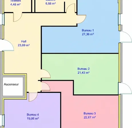 Bureaux 27 m²