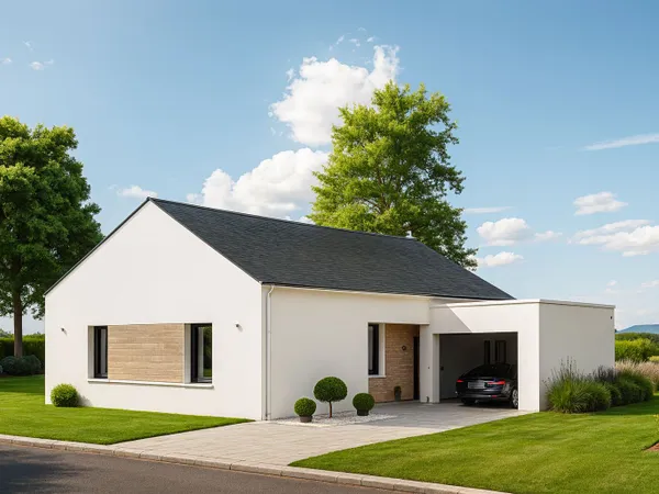 Terrain + maison 90 m²