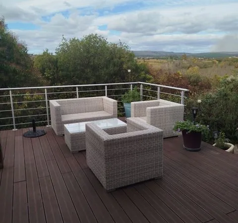 Gigean (34) villa T5 117m² - 3 faces - garage, piscine, terrain 391m²