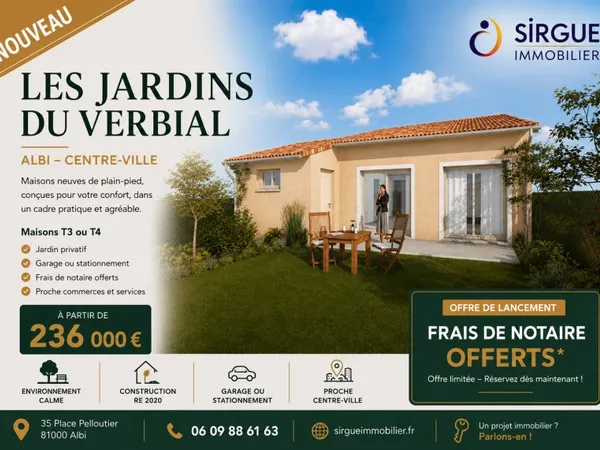 Terrain en individuel 300 m²
