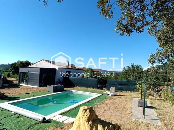 VILLA & VERANDA - PISCINE- Grand GARAGE- CAVE