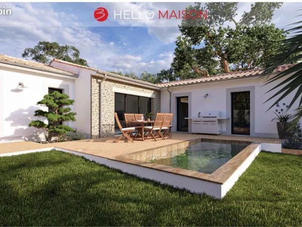 Maison centre-ville sur terrain de 2300m2
