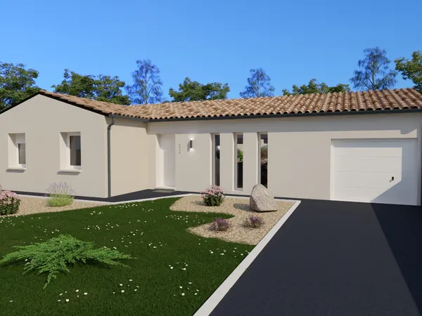 Terrain + maison 100 m²