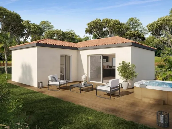 Maison neuve 50 m² à Saïx sur terrain viabili...