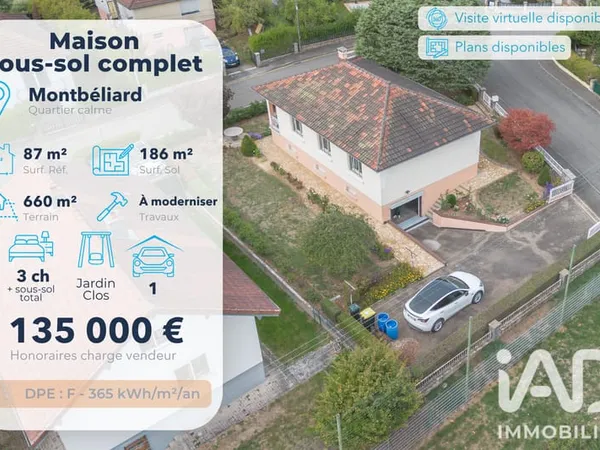 Maison 5 pièces 87 m²