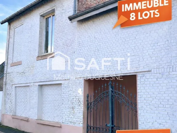 Immeuble 8 lots + 10% rendement