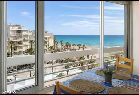 T2 duplex meublé - canet-plage - à 50 m de la plage- a louer jusqu' au 30/04/2027