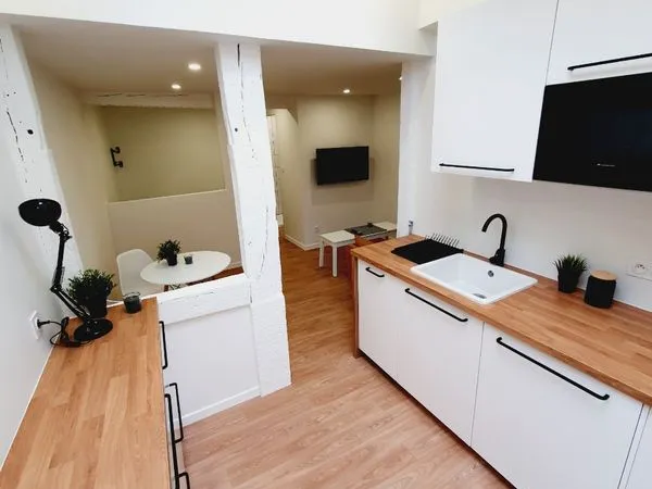 Appartement T1 bis, cour privée, meublé, hyper-centre - Orléans