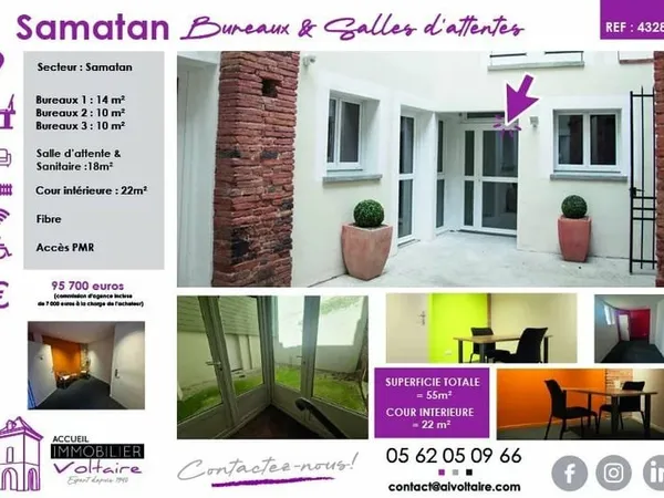 Bureaux professionnels - Centre de Samatan