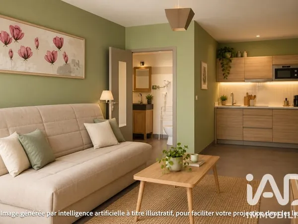 Appartement 1 pièce 26 m²