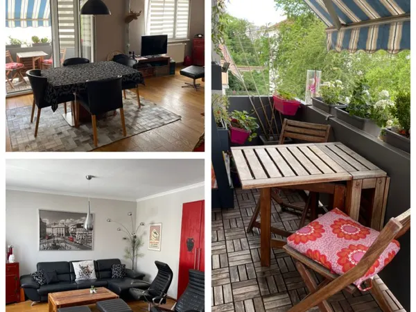 Appartement 4/5 pièces 82m2 meublé, balcon