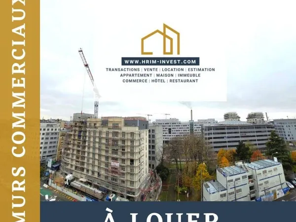 VENTE A LES LILAS: LOCAUX COMMERCIAUX 156.86M2