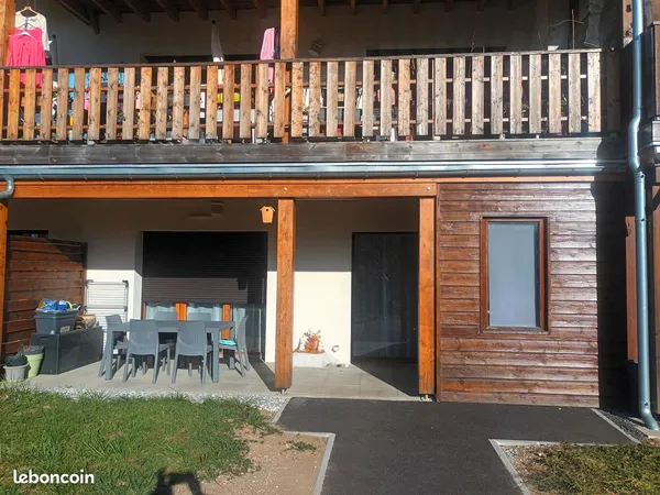 Rare appartement T3 rdj 65.20m2 leschaux acces pmr cave +garage LESCHAUX