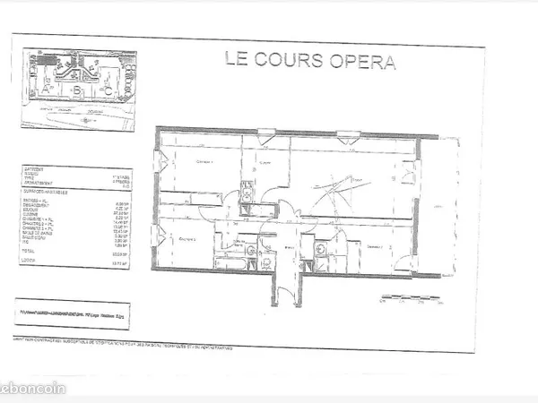 Appartement 4 pièces 91 m²