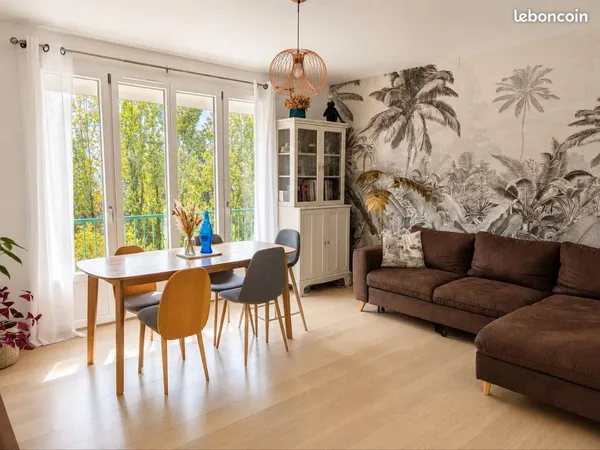 À louer - Appartement T4 lumineux de 75 m² avec balcon, parking et cave - Nantes Est (Stade de la Ma