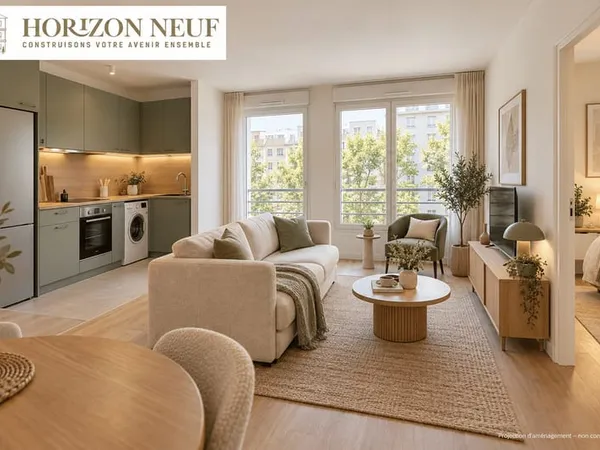 Appartement 2 pièces 43 m²